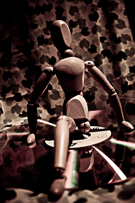 Accident on a vinyl